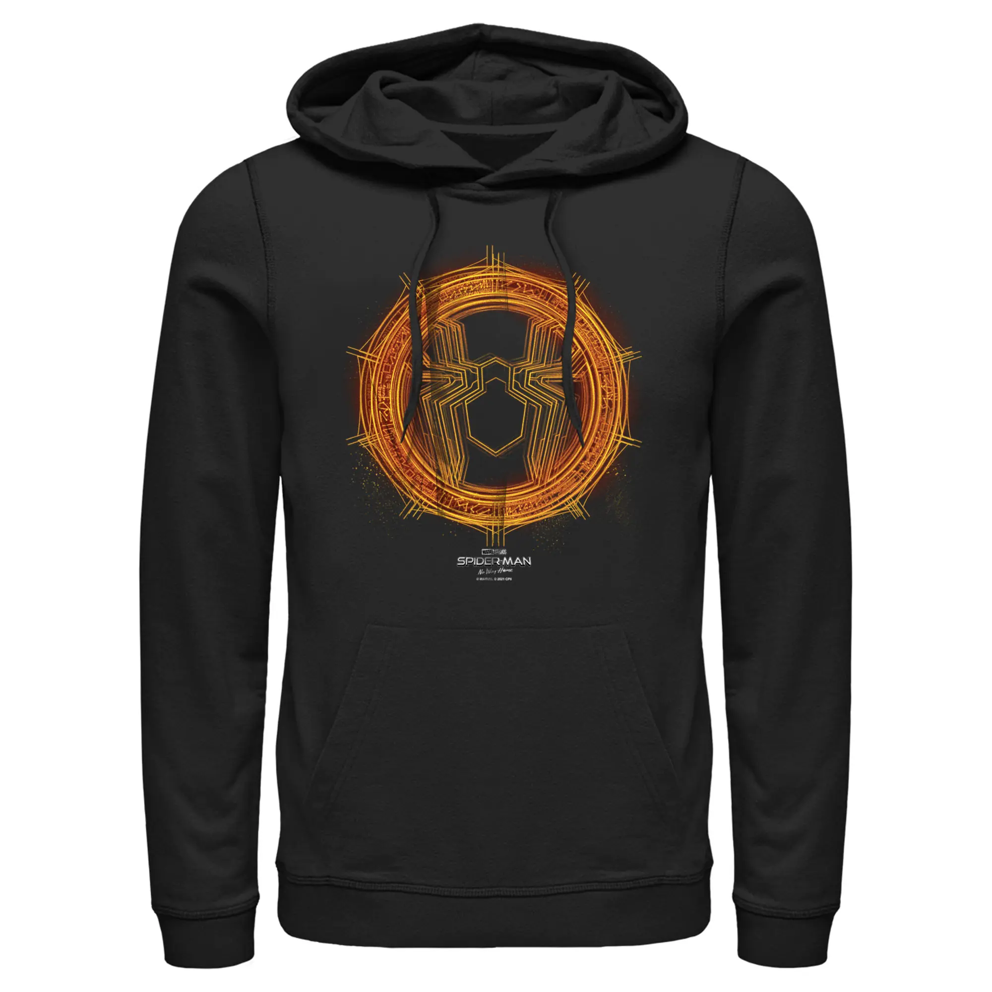 Men's Marvel Spider-Man: No Way Home Gold Spider Pull Over Hoodie