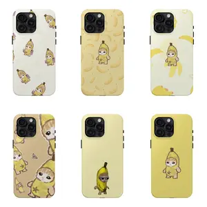 Banana Cat Kawaii Meme Phone Case Collection For iPhone 17 - 11 Pro Max Plus Mini X XR XS 7 8 Plus or SAMSUNG GALAXY S26 - S21 Ultra Plus