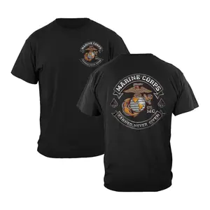 Marine Corps Earned Never Given T-Shirt – USMC Pride Tee for Men – Semper Fi Military Veteran Shirt – Patriotic American Apparel