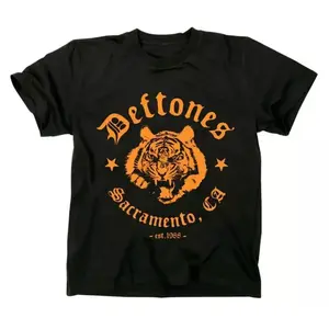 Classic Deftones Rock Band Unisex T-Shirt, Deftones Tiger Graphic Shirt, Concert Music 2025 Best Gift For Men, Women