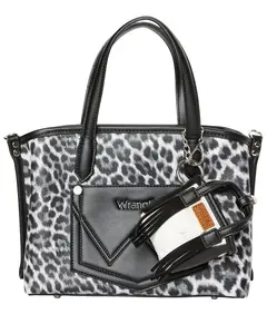 Wrangler Unisex X Boot Barn Cowhide Mini Handbag Charm - Wgh-1007 Bk