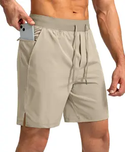 Men's Running Shorts with Zipper Pockets 9"/ 7"/ 5" Lightweight Quick Dry Basketball Gym Workout Athletic Shorts