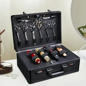CNCEST Professional Portable Hairdressing Toolbox Large Capacity, Secure Lock, and Lightweight for Stylists and Barbers Salon and Home Ues organizer
