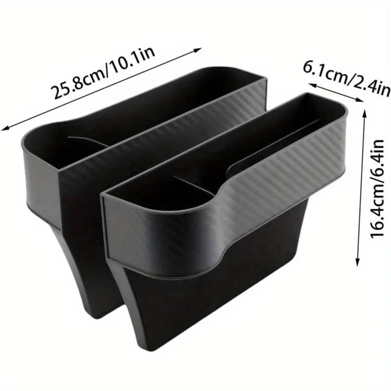 corvette cup holder 1 pair of seat center control gap storage (black, brown, beige)