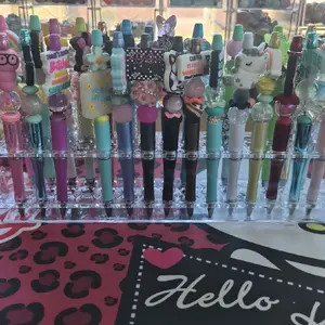 Beaded Focal Pen with Assorted Designs and Colors (Live sale claim only)