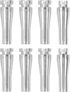 8 ENDS Door Latch Cable Repair Kit Compatible with Ford F-150, F-250, F-350, E-series, Ranger, Expedition, Excursion, Navigator (Four Cables - 6 Standard 2 Locking Cam) Aluminum