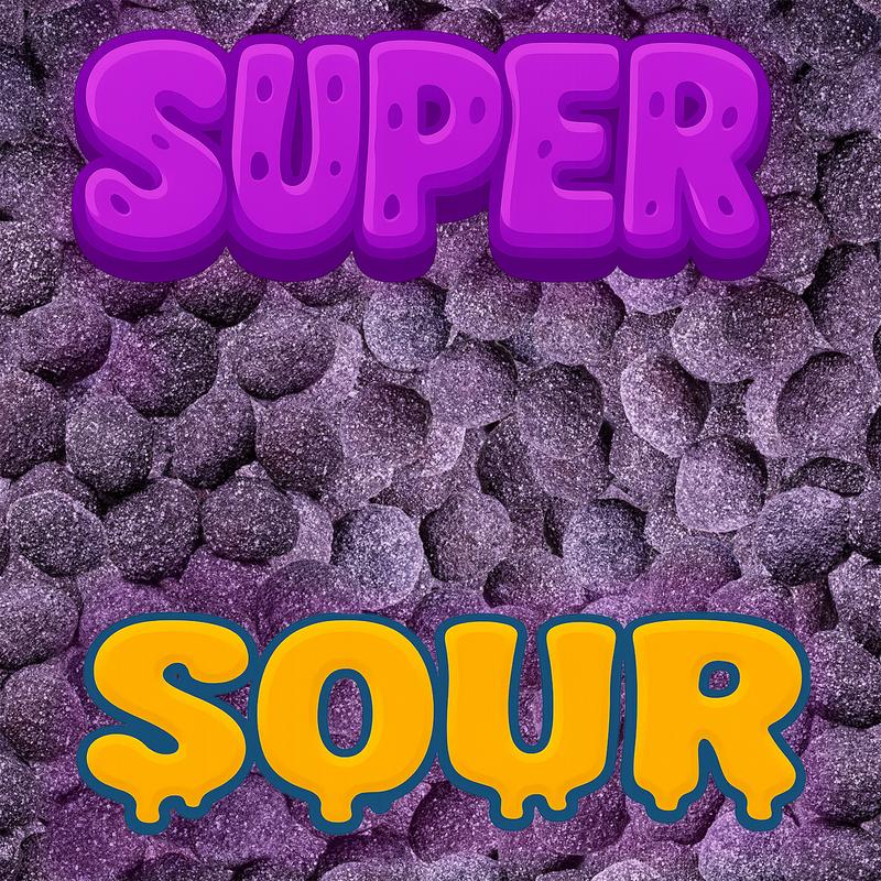 Sour Grape Gushers - (8oz Large Bag) - Sour Grape Gushers Snack  - Ships Same Day! Candy Sweet