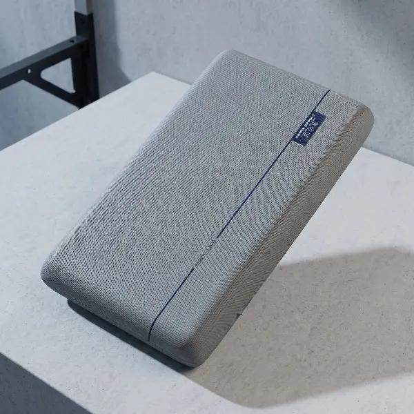 Low Profile Memory Foam Pillow for Neck Pain Relief & Stomach Sleepers