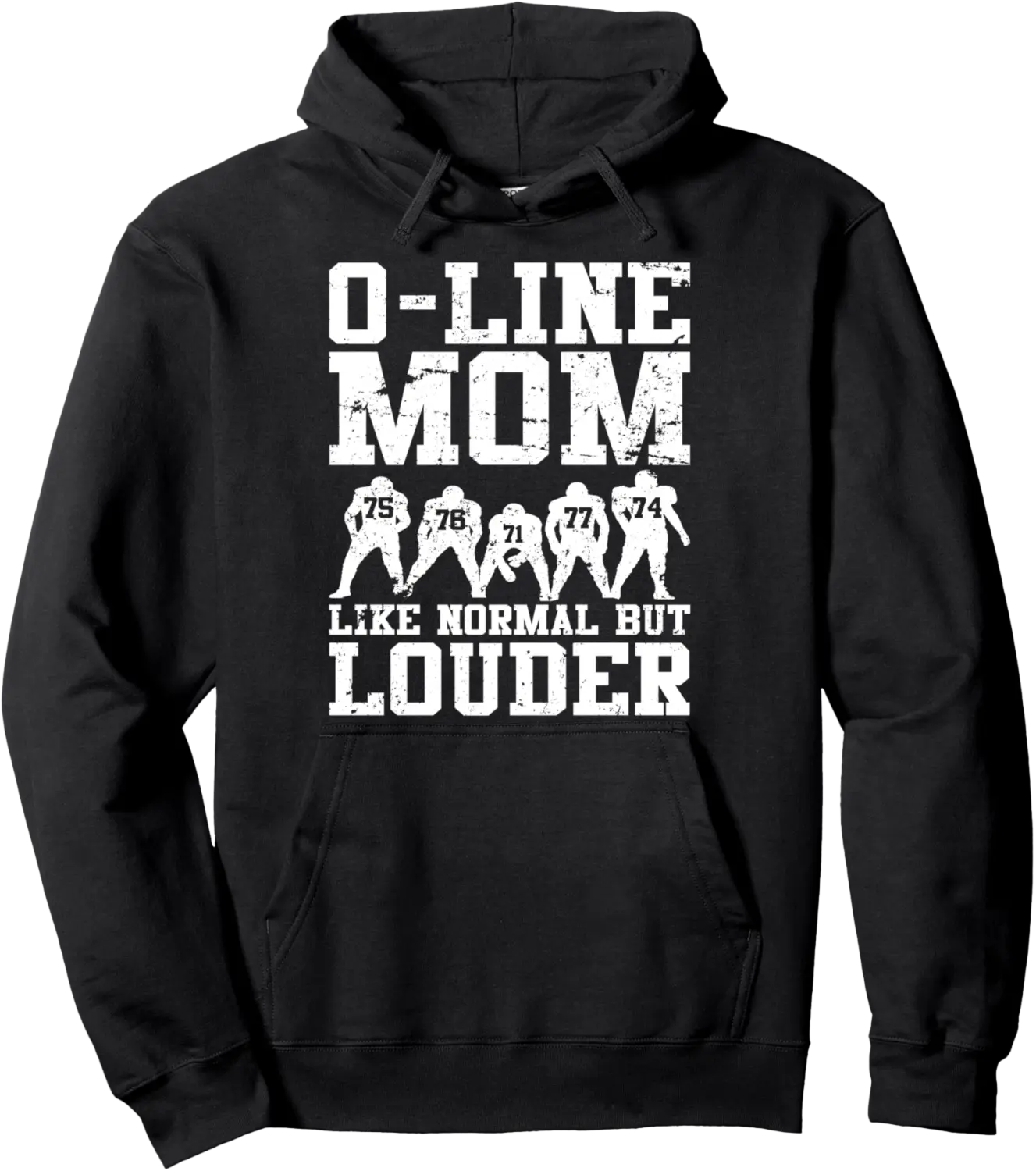 Funny Offensive Line Football Lineman Mom Pullover Hoodie - Rubencordov Shop 80B0BRC23ZVX