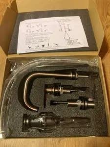 IKEBANA FL21011-2N BATHROOM FAUCET 3HOLE BRUSHED NICKEL