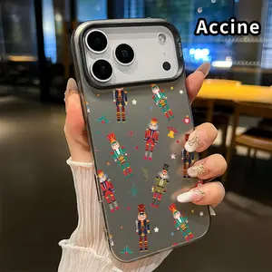 Phone Case for iphone 17 Pro Max 16 Plus 15 14 13 12 11 Air XR E Nutcracker Christmas Dream IMD Hard PC Back Soft TPU Edge Anti-Fall Rugged Phone Cover Shell for Boy