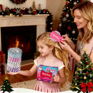 Glitter Diamond Styling Tools Hair Gemstone Styling  Accessory Set - Gem Replacement Pack - No Heat Required, Easy to Apply! 180 colorful gemstones hair jewel stamper, clothing, and accessories.Perfect birthday/Christmas gift