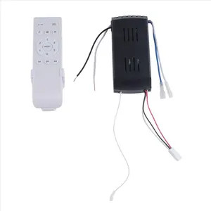Universal Ceiling Fan Remote Control Kit Replacement, 6-Speed & Timing, Remote Replacement for DC Ceiling Fan Light