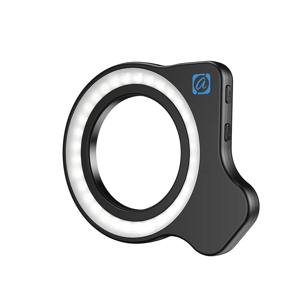 APEXEL Macro Ring Light 32 LED CRI95+ 45 Modes for Camera Lens & Smartphones adjustable color temperature Selfie Cellphone