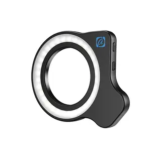 APEXEL Macro Ring Light 32 LED CRI95+ 45 Modes for Camera Lens & Smartphones adjustable color temperature Selfie Cellphone