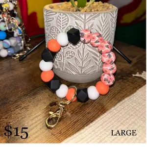Large Silicone Keychain Wristlet