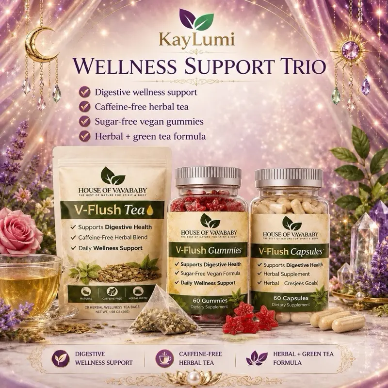 KayLumi Wellness V-Flush Support Trio (Gam pedu nan tout Kò)