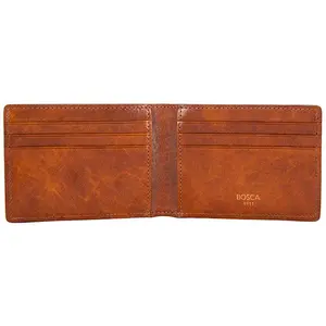 Bosca Dolce Old Leather Small Bifold Wallet