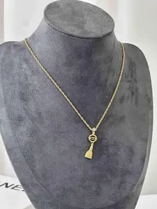 Pre-owned Dior As Shown Shoulder Bags CHRISTIAN CD Necklace MR05062026B568