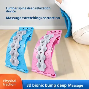 Lumbar Stretcher, Spinal Relaxation and Posture Correction, Lumbar Support, Low Back Pain Relief Massager, Back Stretching, Thin Shoulders