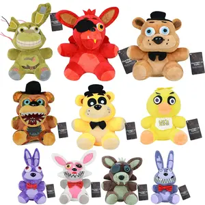 Five Night At Freddy Fnaf Cute Plush Toys Game Doll Bonnie Bear Foxy Cartoon Stuffed Dolls Freddy Toys For Gifts
