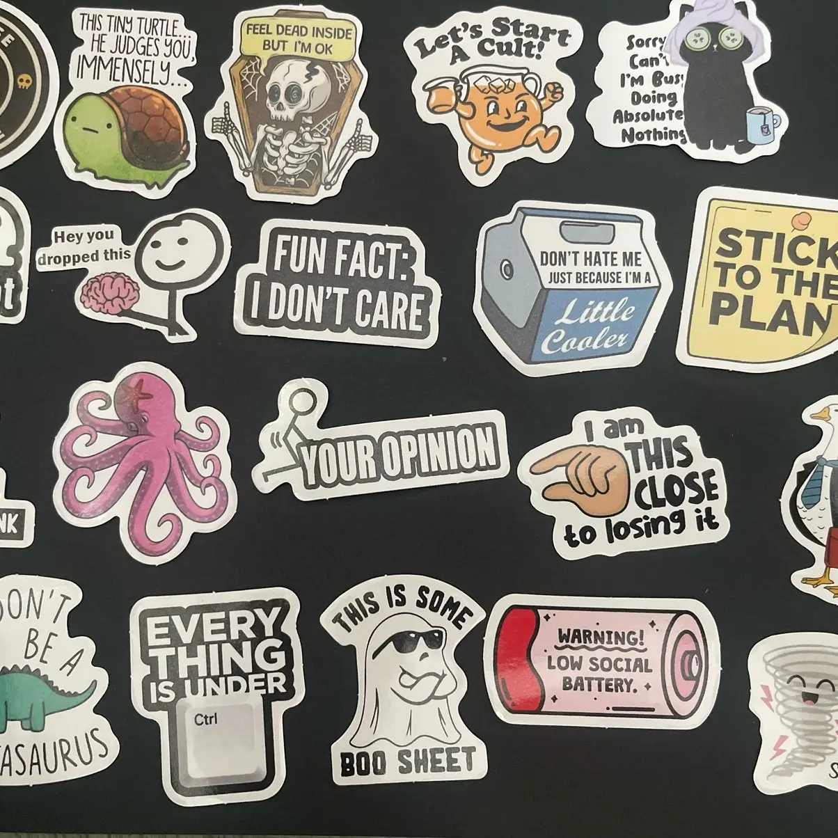 Funny Stickers for Adults, Prank Meme (Dirty) Hilarious Sticker Pack for Laptop, Hard Hat, Work Water Bottles Computers Waterproof