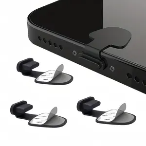 3-Piece USB Type-C Dust Plug Set, Lightweight Durable Port Protection Cover for Smartphones & Tablets, Essential Dust Cap Accessory