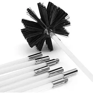 10  Dryer Vent Cleaner Kit, Dryer Duct Cleaning Kit, Includes 8 Flexible Rods, Synthetic Brush , Flexible Lint Remover