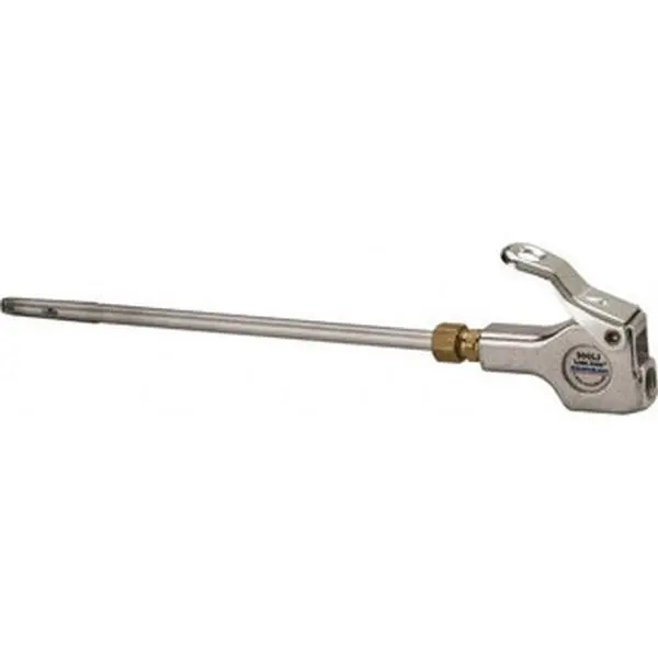 Guardair Safety Blow Gun - Model 900LJ048AA, 120 Max PSI, Thumb Lever, 1/4 NPT, 48" Aluminum Safety Extension Tube, None