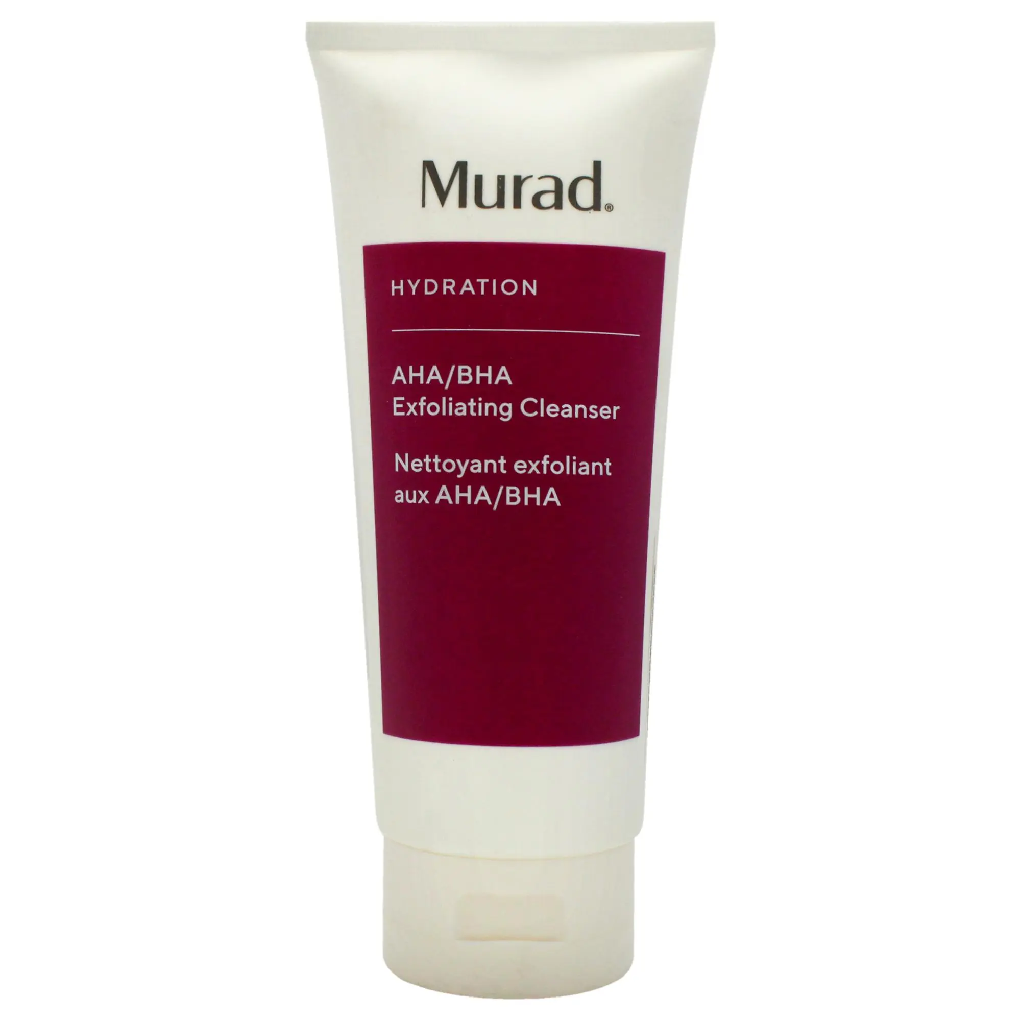 Murad Unisex Facial Cleanser with Dual Acid Blend AHA-BHA Exfoliating Formula, 6.75 fl oz Tube Tester