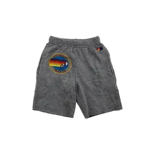 AVIATOR NATION NORTH SHORE KIDS SWEATSHORTS - HEATHER GREY