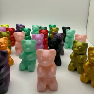 Mini 3D Printed 1.5 inch Bear “Gummy” Bear Plastic Bear Figurine