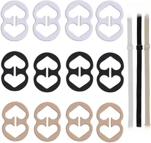 Bra Strap Clips, Bra Clips to Make Racerback, Bra Strap Holders for Slip, Bra Strap Holder - Conceal Hide Straps - Cleavage Control