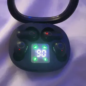 MSHUKCOE Wireless Bluetooth Headphones，Tiny Size Invisible Earbuds，Waterproof Headsets，With Mic，Sleep and Sports Earphones Set, 2 Pairs, Mini and Short Handle Design，for Work Sport Sleeping