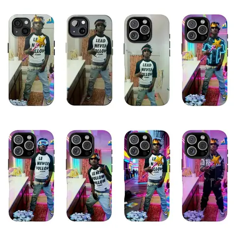 Rapper Chief Keef Collage Phone Case 2 in 1 Tough Phone Case Compatible for iPhone 17Air 16Promax 15 14 13 12 11