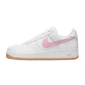 Men's Nike Air Force 1 Low Retro White/Pink-Gum Yellow (DM0576 101)