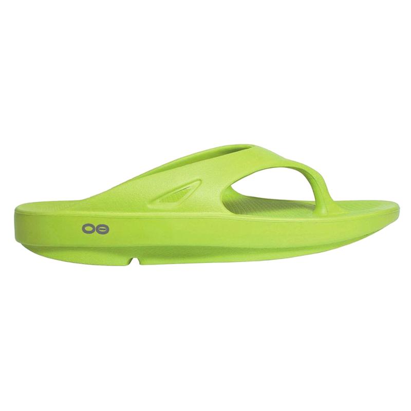 OOFOS Womens Ooriginal Thong Flip Flop Casual Sandals Casual Low Heel 1-2" - Green