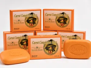 Carrot Complexion Soap Pack of 12 - Body Care for Skin Repair Body Wash