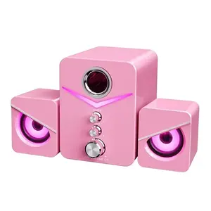 SADA Computer Speaker Home Desktop Computer Laptop Universal Small Speaker Wired Desktop Subwoofer Speaker ZJMZYM