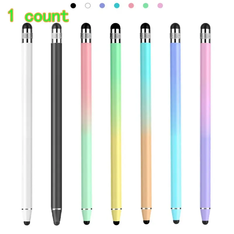 Dual-Ended Capacitive Stylus Pen for Touchscreen Devices, High Sensitivity, Writing, Compatible with iPad, Tablet and Android Smartphones, No Battery Included, Stylus Pens for Touch Screens