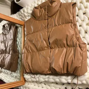 Caramel Bomber Vest