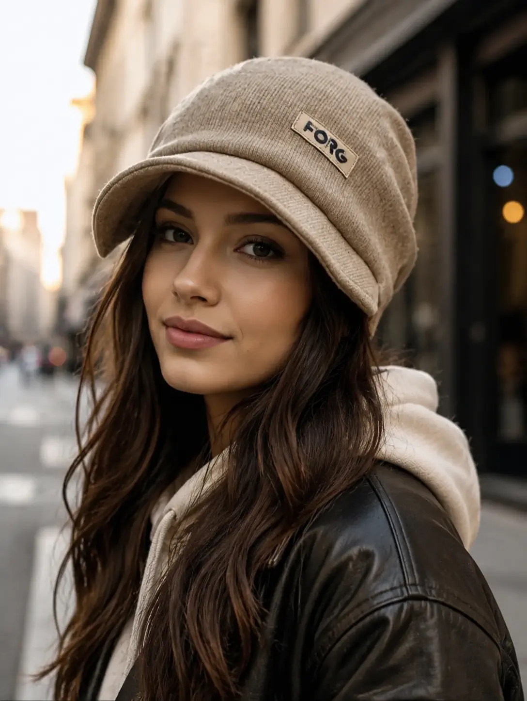 Unisex Solid-Color Cuffed Knit Hat - Soft, Warm, Casual Sports & Outdoor Accessory for Winter Daily Wear, 1-Size-Fits-All