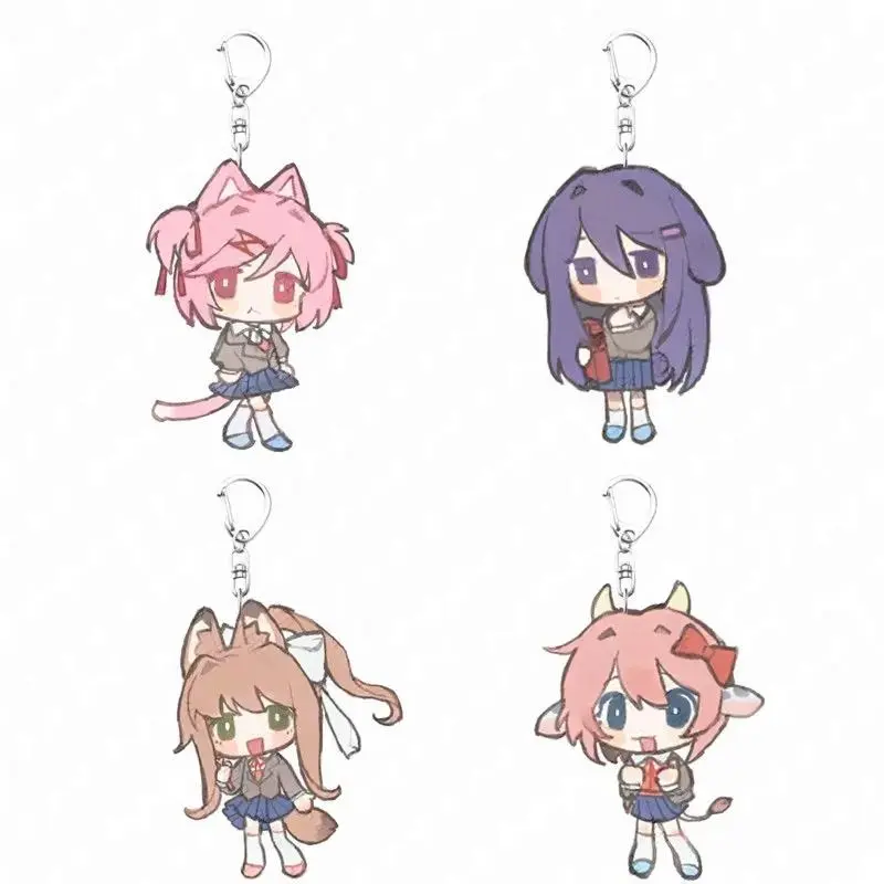 DDLC Acrylic Keychain, Doki Doki Literature Club Charm