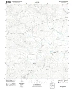 Okolona North Arkansas USGS Topographic Quadrangle Map, 2011, 1:24000