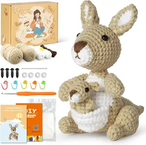 Beginner Crochet Kit with Video Tutorials -  Crochet Patterns, 40%+  Yarn, Complete Crocheting Tools for Adults &  - DIY Craft  for Birthdays, Christmas ()