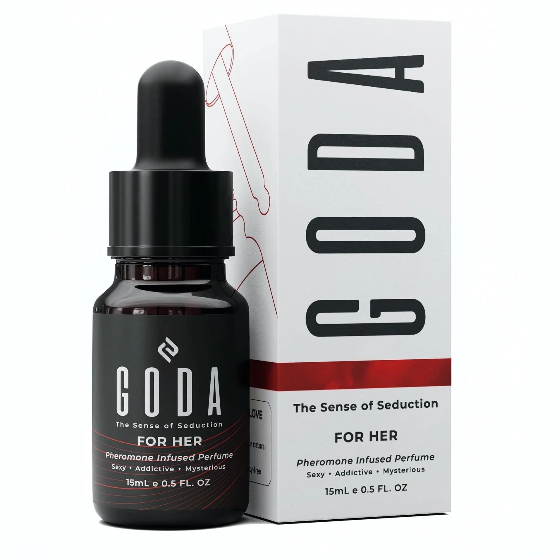 goda Pheromones Fragrance Oil for Women –Long-Lasting Scent with Jasmine & Rose, Sweet& Spicy Aroma, Vegan & Cruelty-Free