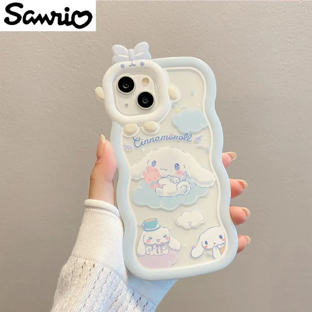 Sanrio Cute Cartoon Rabbit Pattern Phone Case, Full Body Shockproof Phone Protective Cover, Fashion Phone Accessories for iPhone 14 13 12 11 Pro Max P