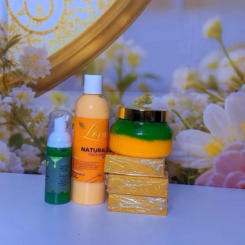 Extra strong Combo set carrot 6pcs  for Radiant   Hydrating Skin Repair extra strong Hydrate  lotion carrot