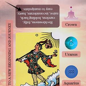 Tarot Cards with Meanings on Them for Beginners Classic Learning Training Tarot Deck Set with Message for Reading