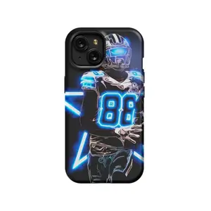 Cee Dee Lamb Neon Effect Style Phone Case Protection, Shockproof For IPhone 17-12, Pro Max, Pro Plus, and Samsung S25 24 23 Safety Case